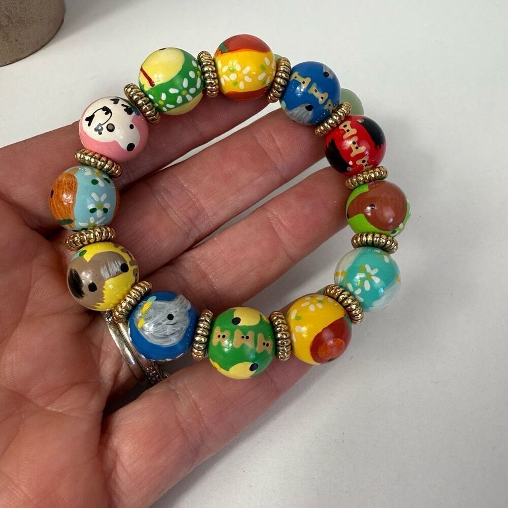 Angela Moore Bracelet Dog Breed Beaded Stretch Bracelet - Picture 4 of 4